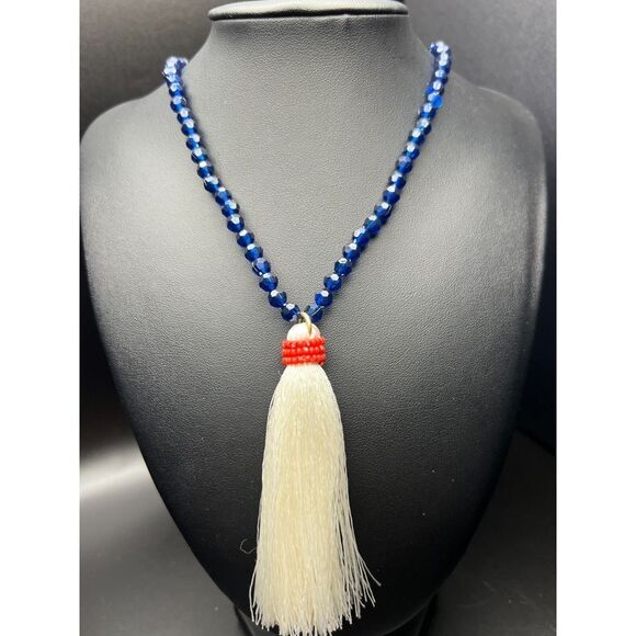 J.Crew White Tassel Necklace - Picture 3 of 5